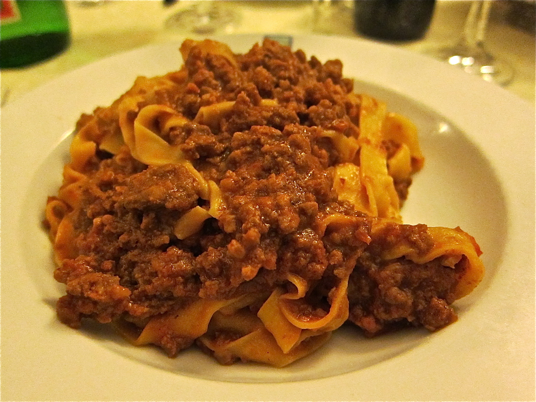 Tagliatelle alla bolognese