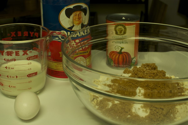 Healthy Pumpkin Muffin ingredients