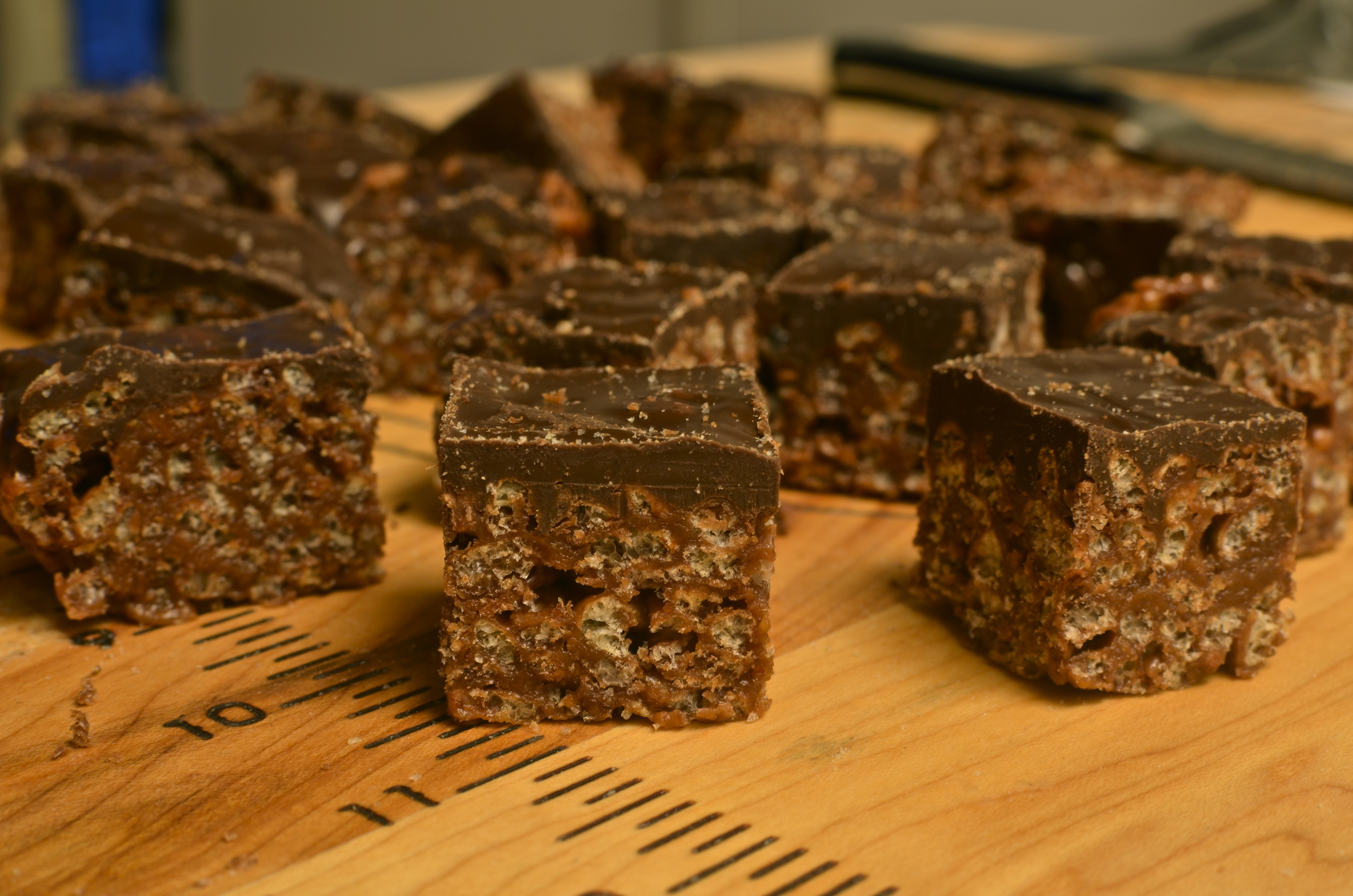 Chocolate Peanut Butter Rice Krispie Treats