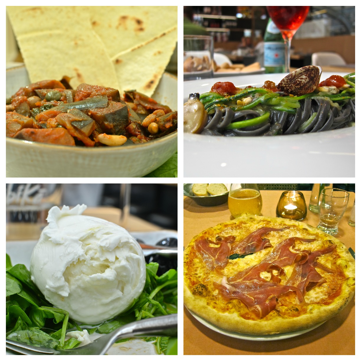 Milan food collage