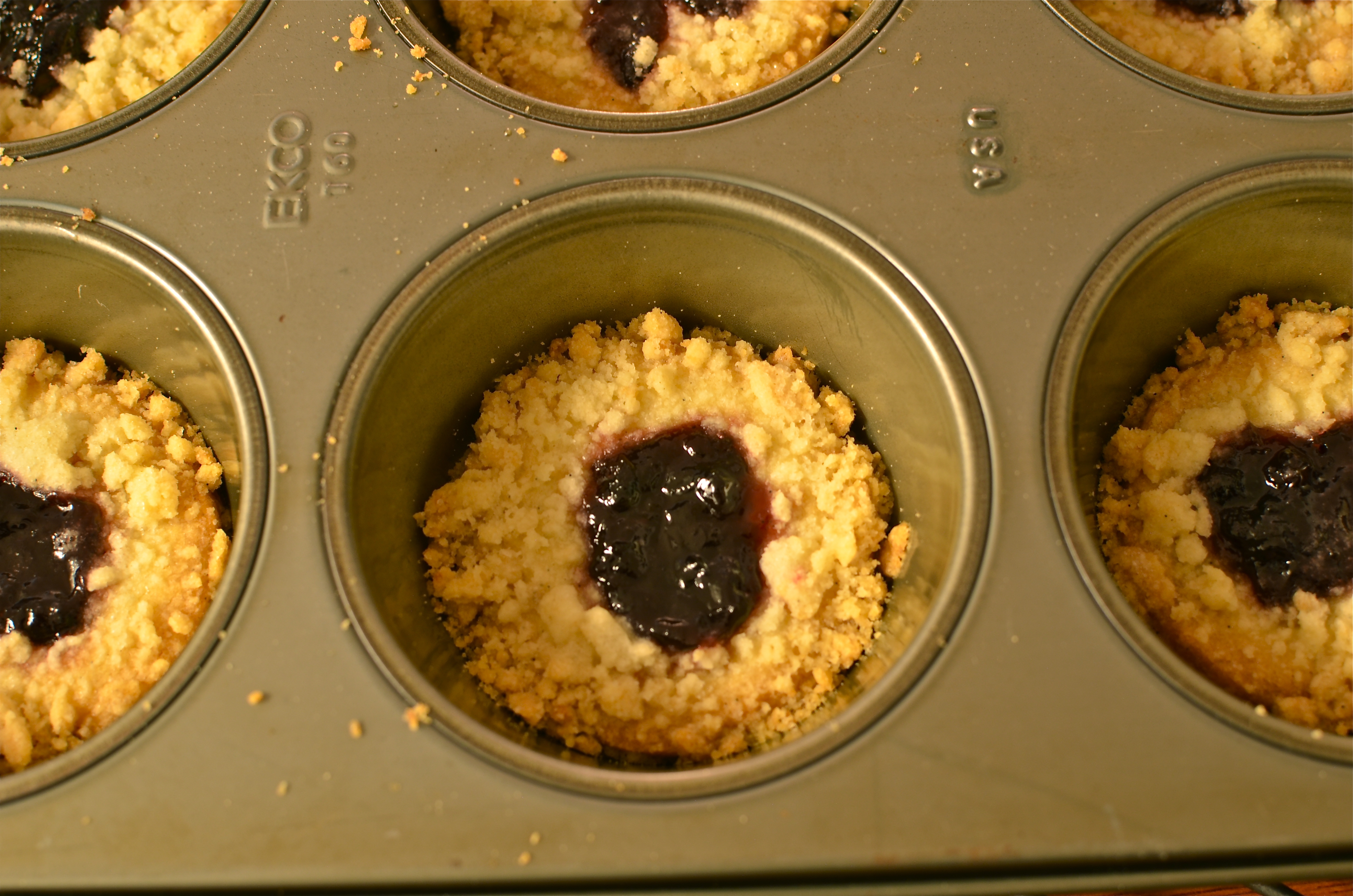 Thumbprint cookies, jam cookies