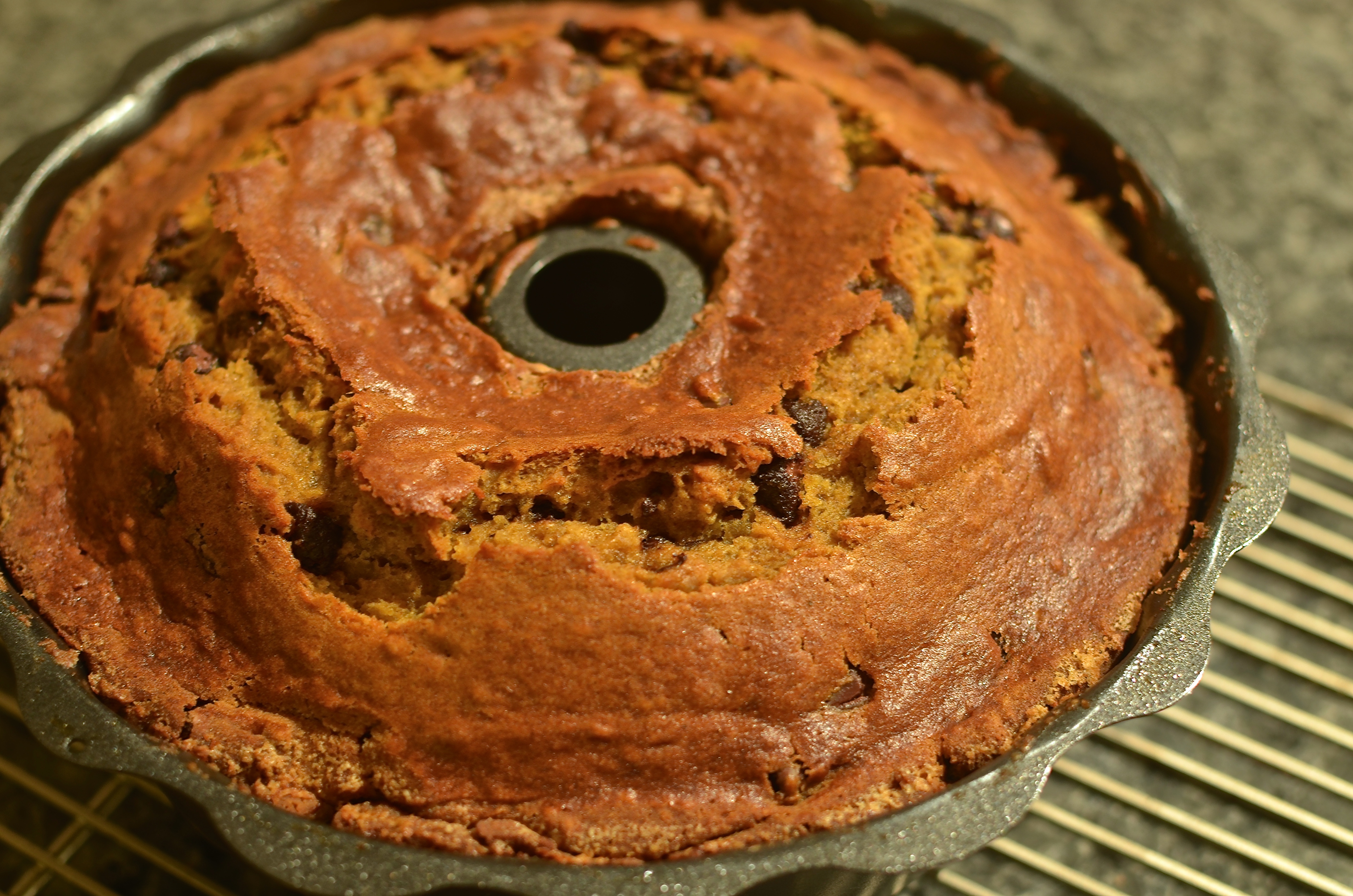 Pumpkin Chocolate Chip Bundt Cake