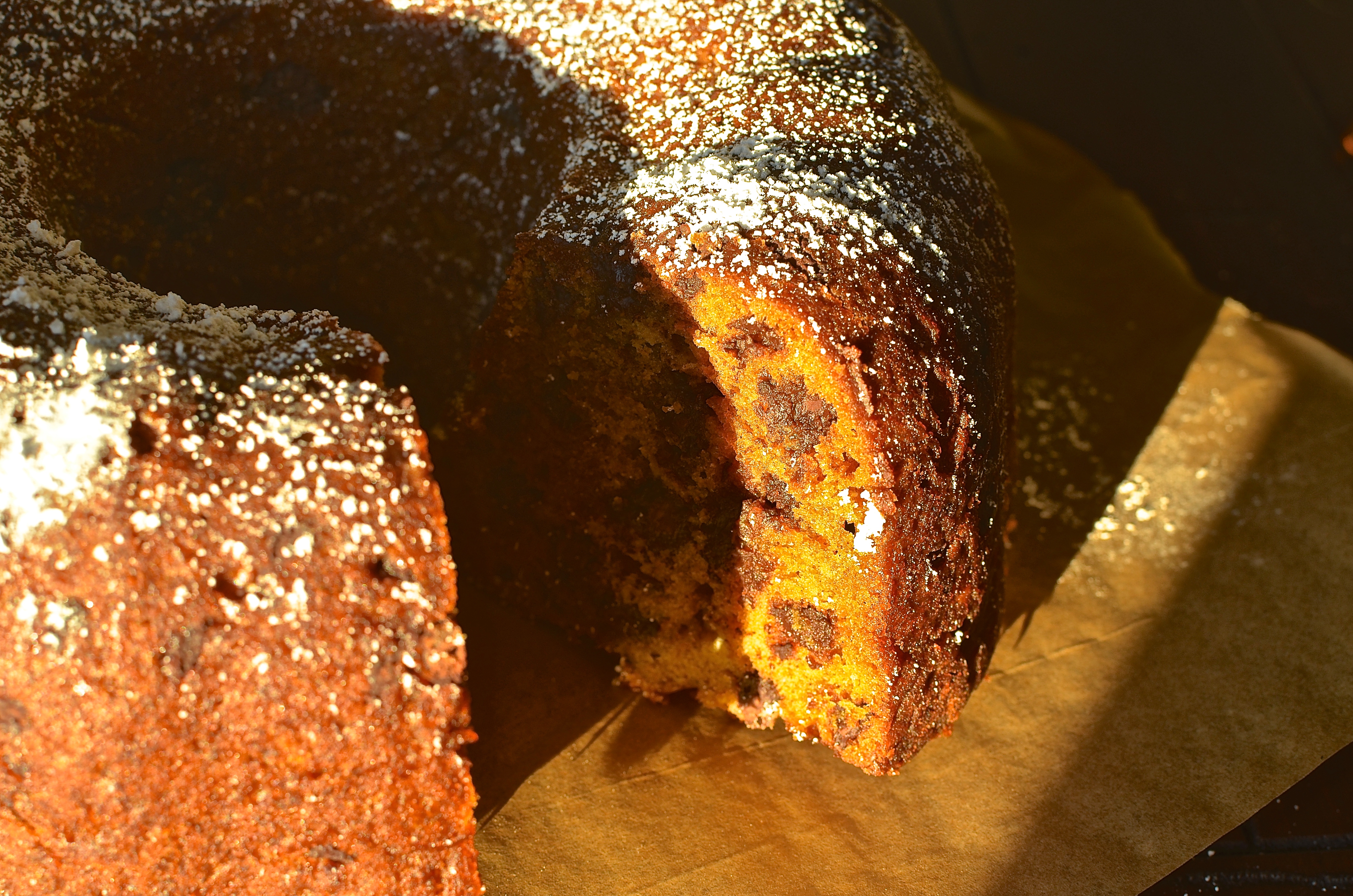 Pumpkin Chocolate Chip Bundt Cake