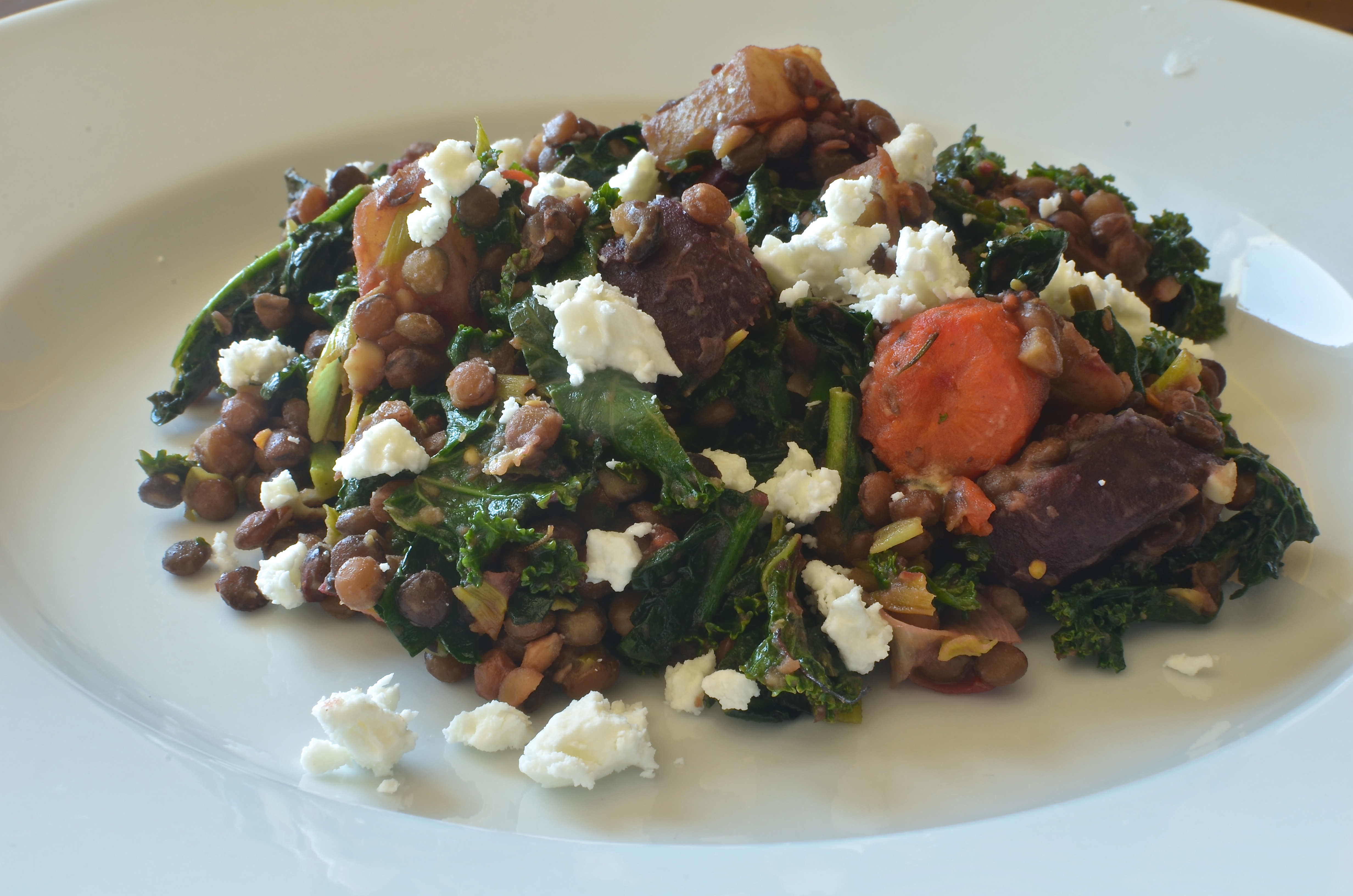 Roasted Vegetable and Lentil Salad