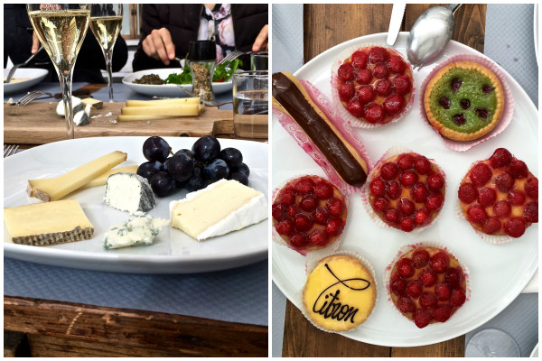 Champagne Lunch Collage